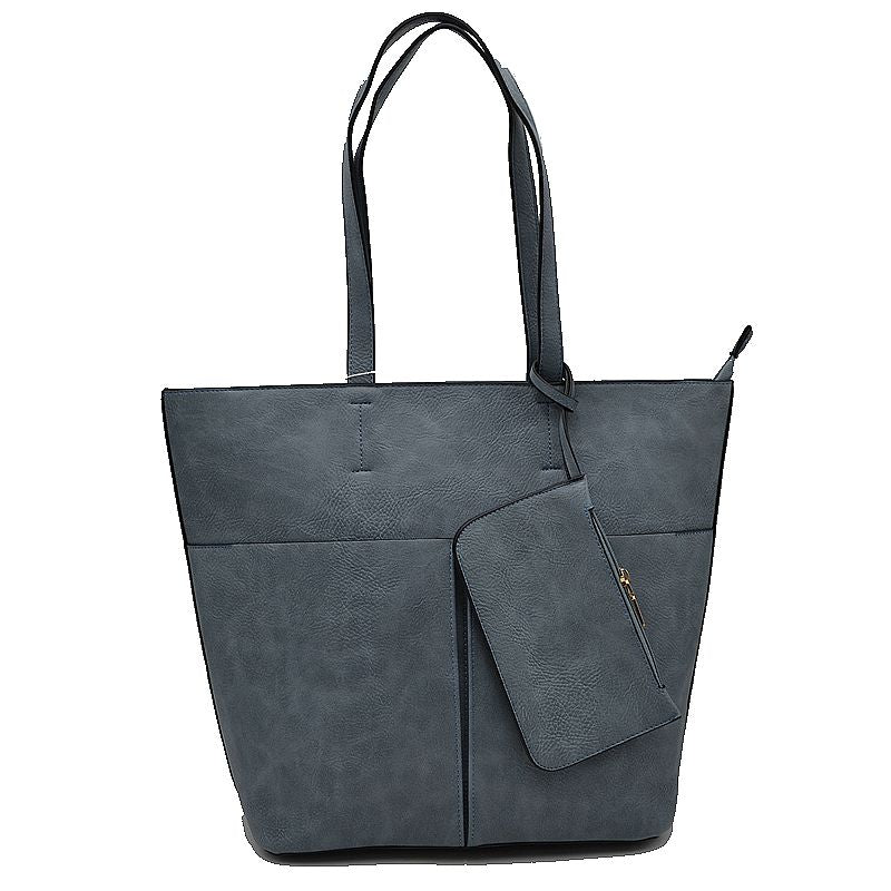 Madeline Love 3 in 1 Large Soft Faux Leather Womens Tote Handbags view 55 - Handbags Tote