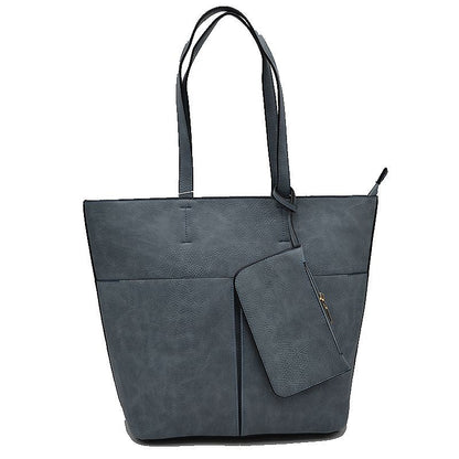 Madeline Love 3 in 1 Large Soft Faux Leather Womens Tote Handbags view 55 - Handbags Tote