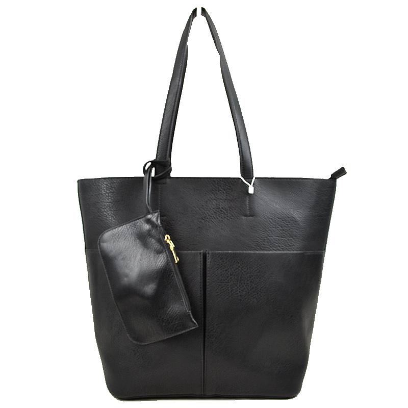 Madeline Love 3 in 1 Large Soft Faux Leather Womens Tote Handbags in Green view 7 - Handbags Tote