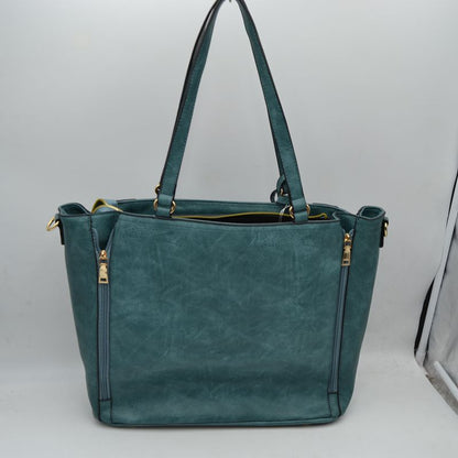 Madeline Love 3 in 1 Side Zipper Women's Tote Handbag Set view 43 - Women'S Zipper Tote Handbags (one-piece)
