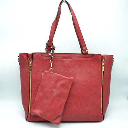 Madeline Love 3 in 1 Side Zipper Women's Tote Handbag Set view 64 - Women'S Zipper Tote Handbags (one-piece)