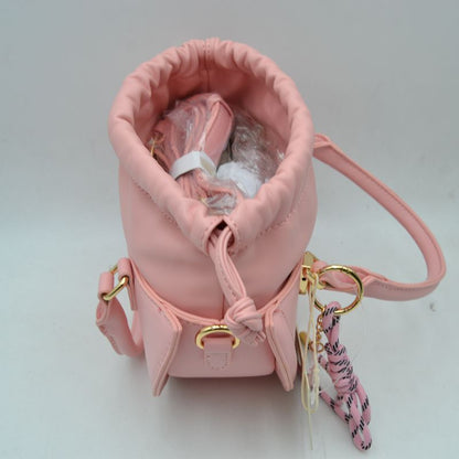 Madeline Love Curved Top Handle Handbag with Drawstring Inner Pouch view 14 - Madelyn Top Love The Label