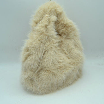 Madeline Love Fluffy Shaggy Plush Handbag with Integrated Top Handle in Black - Handle Handbag