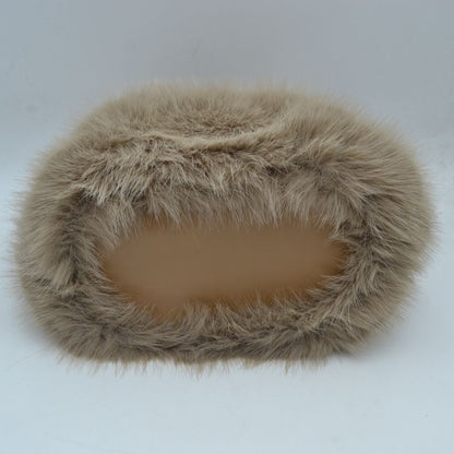 Madeline Love Fluffy Shaggy Plush Handbag with Integrated Top Handle view 20 - Handle Handbag