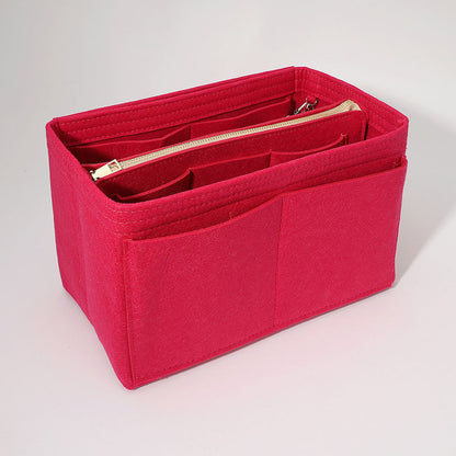 Madeline Love Multi Pocket Handbag Organizer Insert in Fuchsia - Insert Handbag