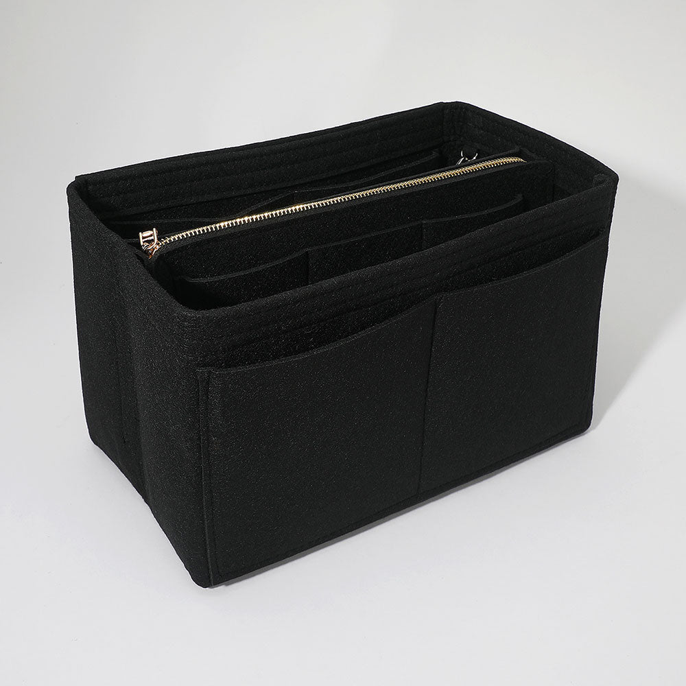 Madeline Love Multi Pocket Handbag Organizer Insert in Black view 3 - Insert Handbag