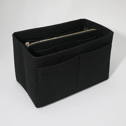 Madeline Love Multi Pocket Handbag Organizer Insert in Black view 3 - Insert Handbag