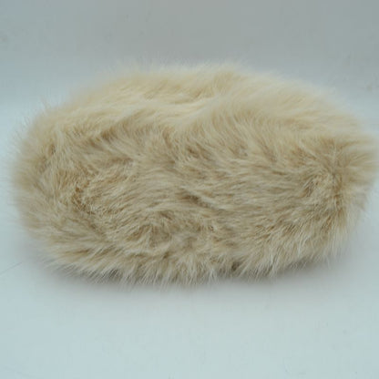 Madeline Love Plush Faux Fur Handbag with Pearl Bead Accent and Dual Straps view 25 - Dual Handbag