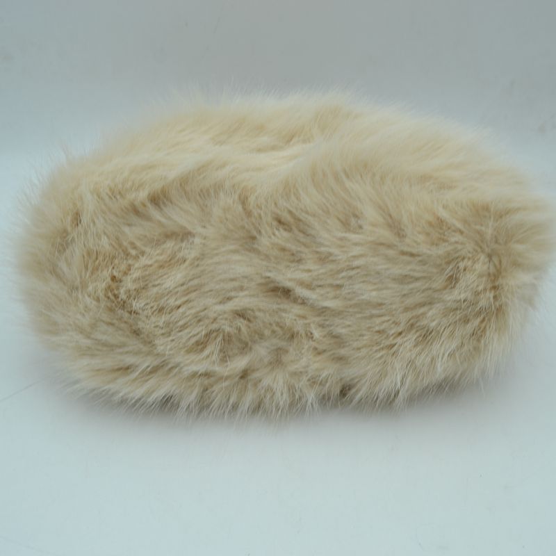 Madeline Love Plush Faux Fur Handbag with Pearl Bead Accent and Dual Straps view 30 - Dual Handbag