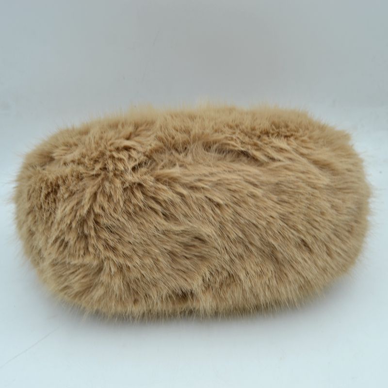 Madeline Love Plush Faux Fur Hobo Handbag with Adjustable Top Handle and Strap view 7 - Handle Handbag