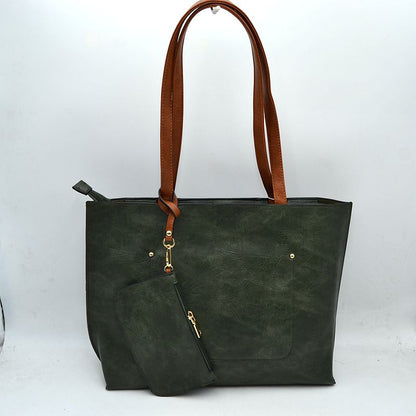 Madeline Love Pu Vegan Leather 2 in 1 Tote Crossbody Handbag view 37 - Handbag Tote