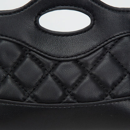 Madeline Love Smooth Faux Leather Mini Quilted Handbag Crossbody Bag view 24 - Bag Handbag