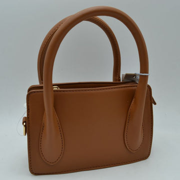 Madeline Love Structured Top Handle Handbag with Minimalist Design in Black - Madelyn Top Love The Label