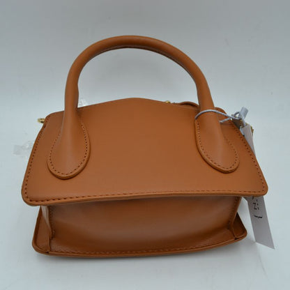 Madeline Love Structured Top Handle Handbag with Minimalist Design in Stone view 4 - Madelyn Top Love The Label