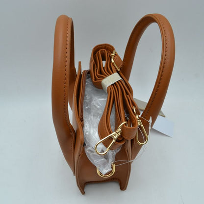 Madeline Love Structured Top Handle Handbag with Minimalist Design view 7 - Madelyn Top Love The Label