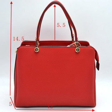 Madeline Love Structured Top Handle Handbag with Zipper Closures in Black view 2 - Madelyn Top Love The Label