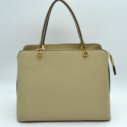 Madeline Love Structured Top Handle Handbag with Zipper Closures in Dark Green view 7 - Madelyn Top Love The Label