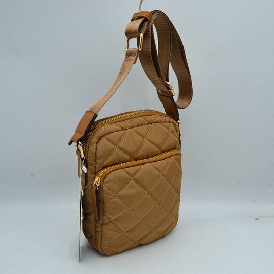 Madeline Love Structured Trapeze Handbag with Bamboo Ring Top Handles in Black - Handles Handbag