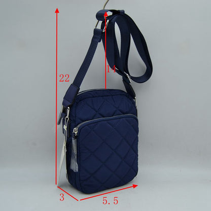 Madeline Love Structured Trapeze Handbag with Bamboo Ring Top Handles in Navy-blue view 2 - Handles Handbag