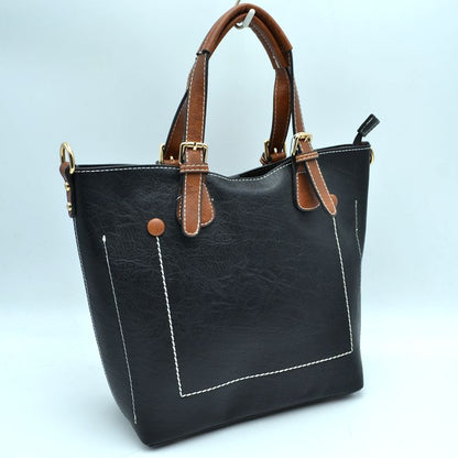 Madeline Love Vegan Leather Tote Shoulder Handbags for Women view 25 - Women Tote
