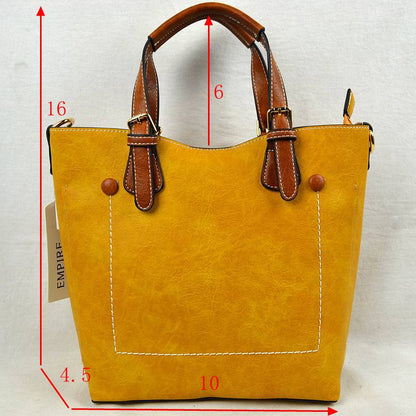 Madeline Love Vegan Leather Tote Shoulder Handbags for Women view 32 - Women Tote