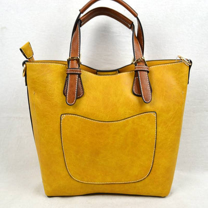 Madeline Love Vegan Leather Tote Shoulder Handbags for Women view 65 - Women Tote