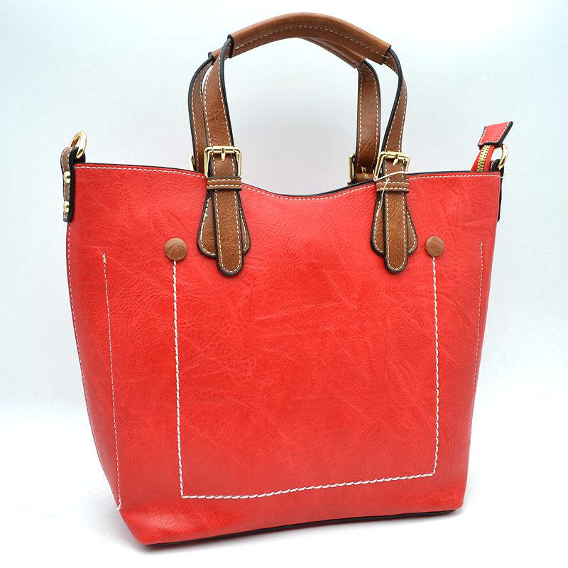 Madeline Love Vegan Leather Tote Shoulder Handbags for Women view 67 - Women Tote