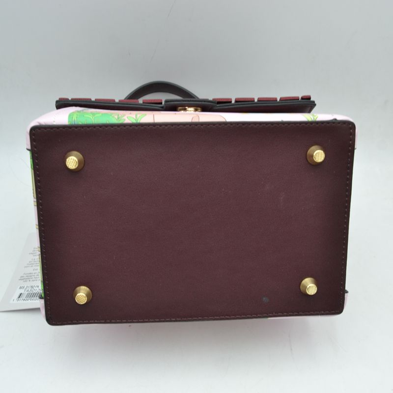 Madeline Love Whimsical House Shaped Top Handle Crossbody Handbag view 4 - Whimsy House Topsfield