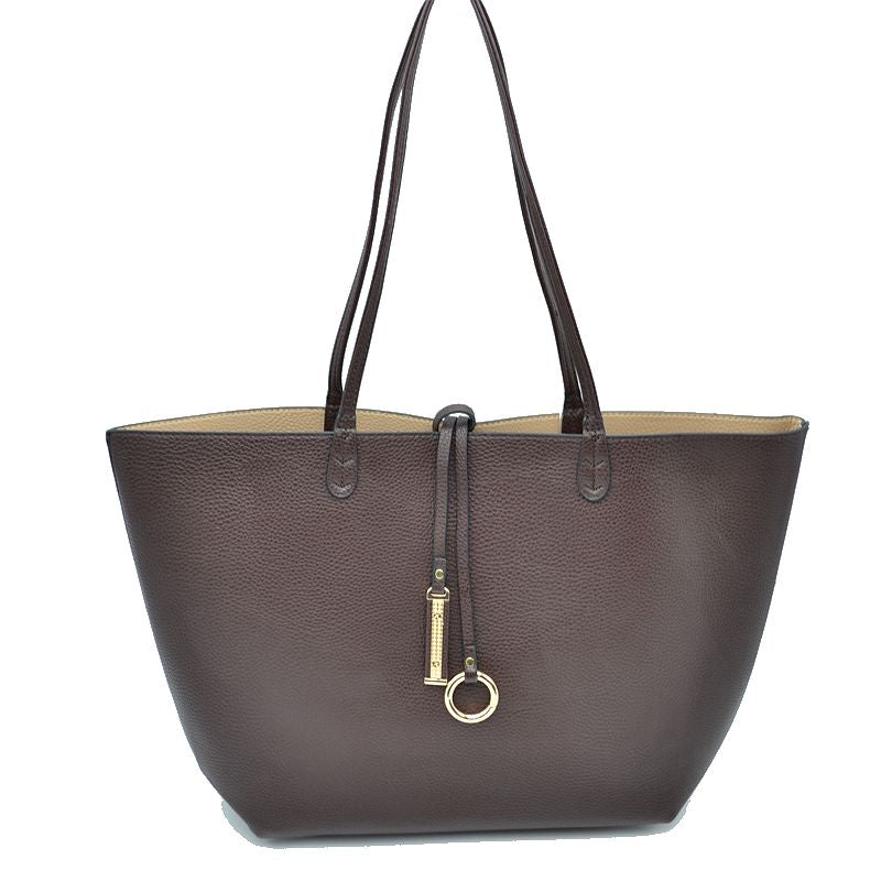 Madeline Love Women's Kendra Reversible Supersoft Vegan Leather Tote Handbag Crossbody Bag view 31