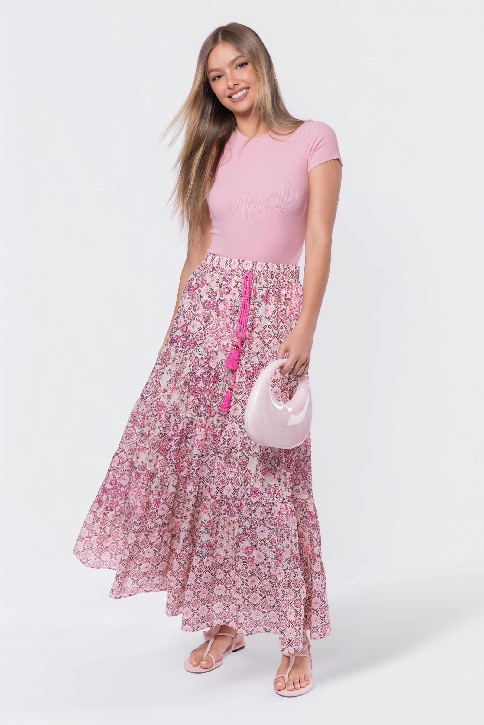 Madison Skirt (pink) view 6 (skirt) - madison beer pink skirt, madison pink dress, madison pink - shop at us.meeeshop