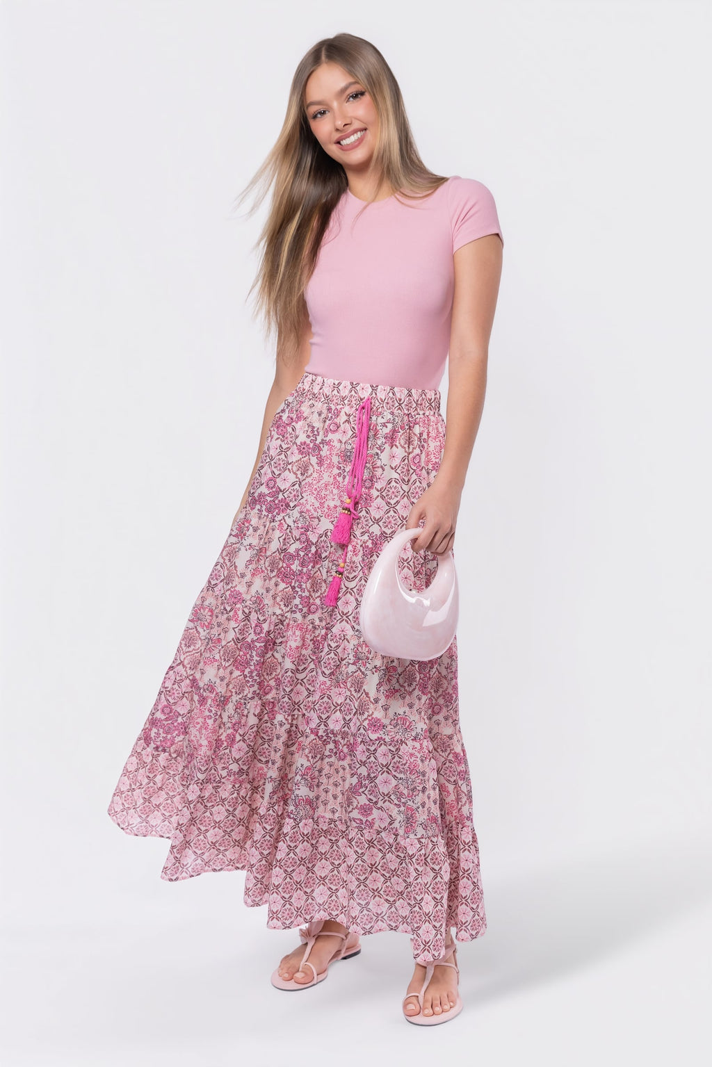 Madison Skirt (pink) view 6 (skirt) - madison beer pink skirt, madison pink dress, madison pink - shop at us.meeeshop