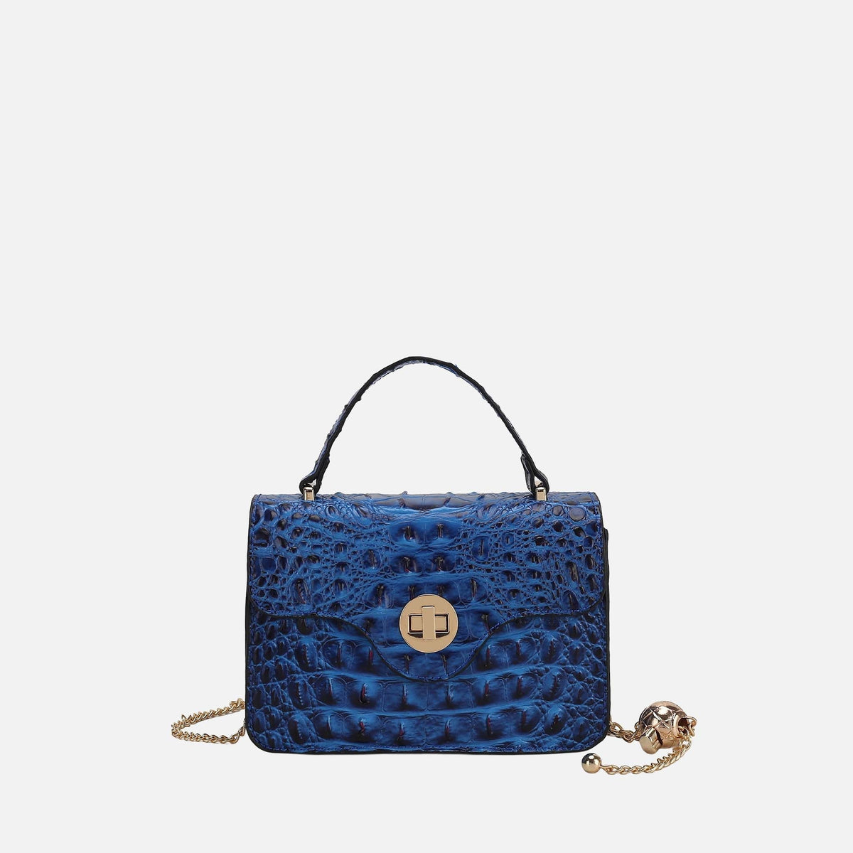 Mae Shoulder Bag in Croco Red view 6 - Alias Mae Shoulder Bag