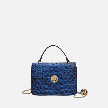 Mae Shoulder Bag in Croco Red view 6 - Alias Mae Shoulder Bag