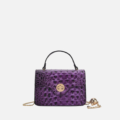Mae Shoulder Bag in Croco Taupe view 7 - Alias Mae Shoulder Bag