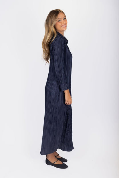 Maggie Dress (deep Navy) in M view 3 - Navy Dress