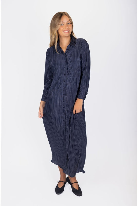 Maggie Dress (deep Navy) in XS - Navy Dress