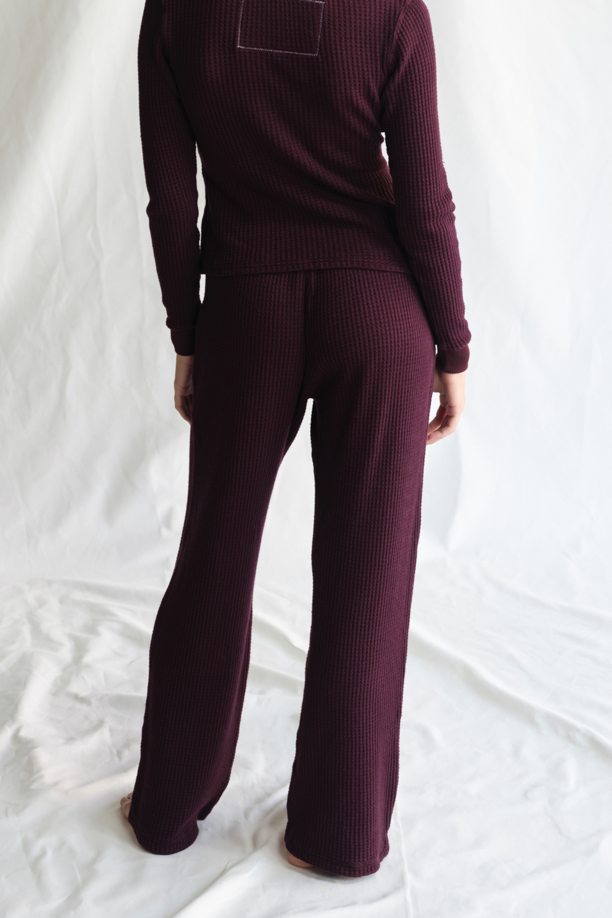 Maine Waffle Pants in S view 4 (bottom)