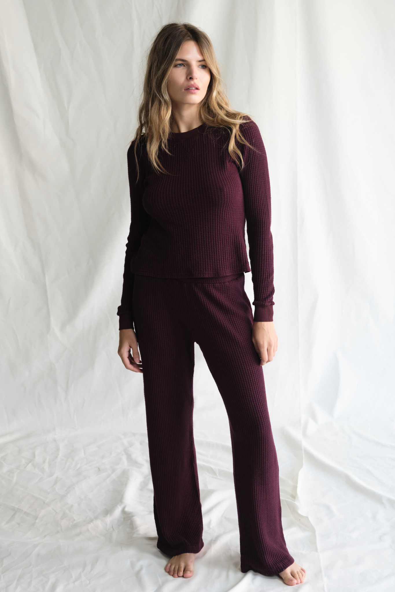 Maine Waffle Pants XS (bottom) - waffle pants, maine waffle pants - shop at us.meeeshop