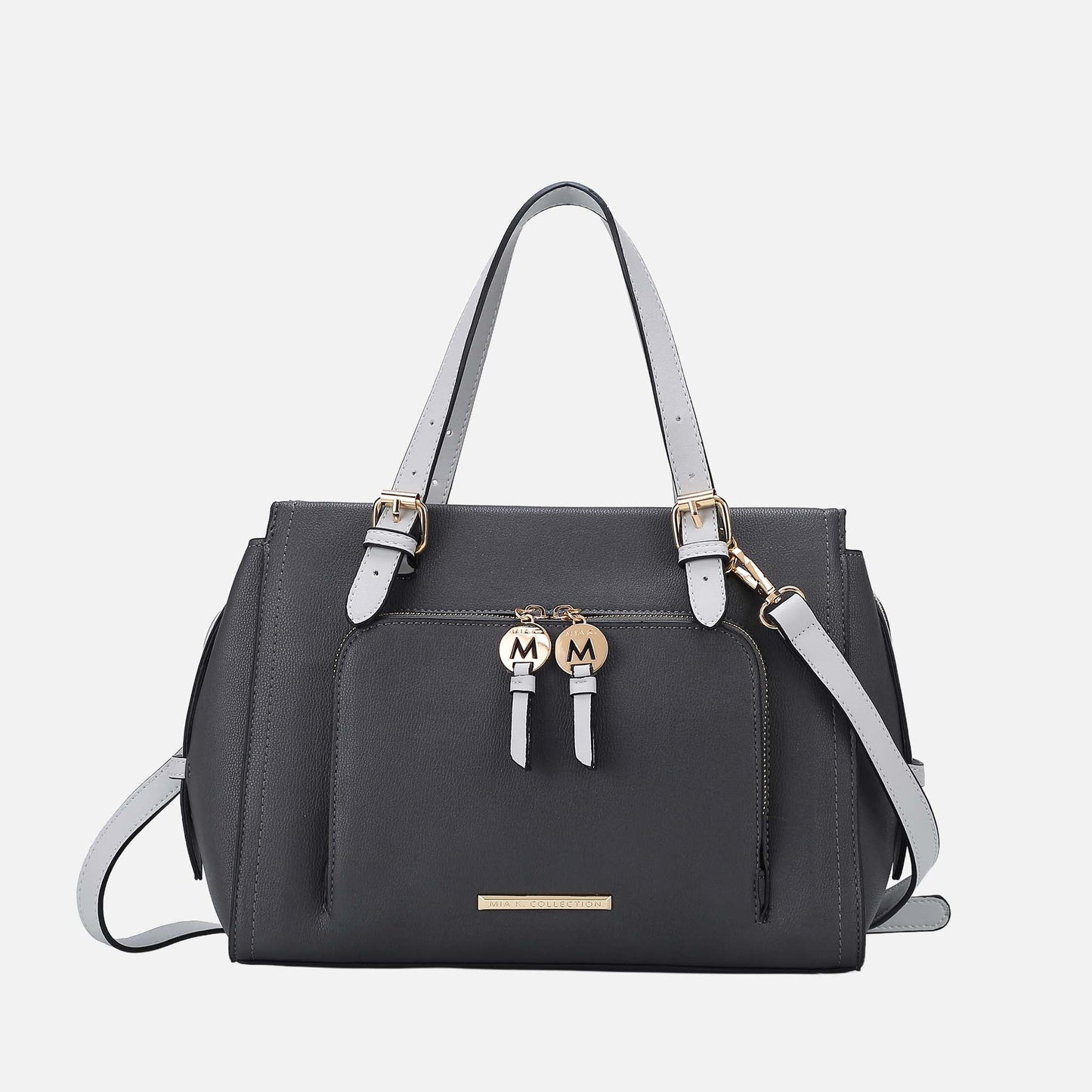Maisie Shoulder Bag in Pewter view 9 - Mulberry Maisie Shoulder Bag