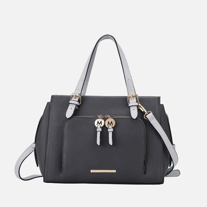 Maisie Shoulder Bag in Pewter view 9 - Mulberry Maisie Shoulder Bag