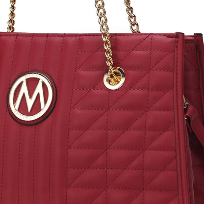 Makenna Shoulder Bag in Denim Blue view 3 - Makena Bag