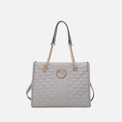 Makenna Shoulder Bag in Grey view 4 - Makena Bag