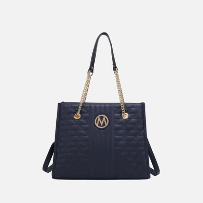 Makenna Shoulder Bag in Pewter view 8 - Makena Bag