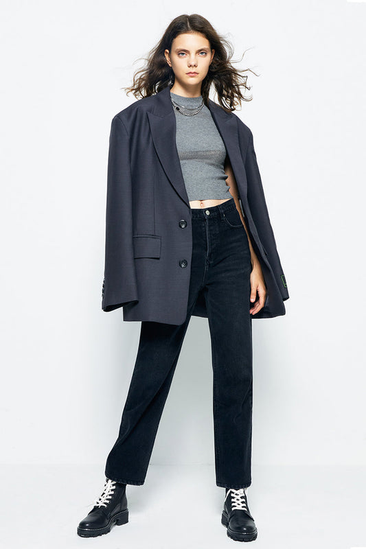 Manhattan High Rise Straight Ankle Jeans Hj160 in A Change Is Gonna Come - High-Waisted - Manhattan High Rise Jeans