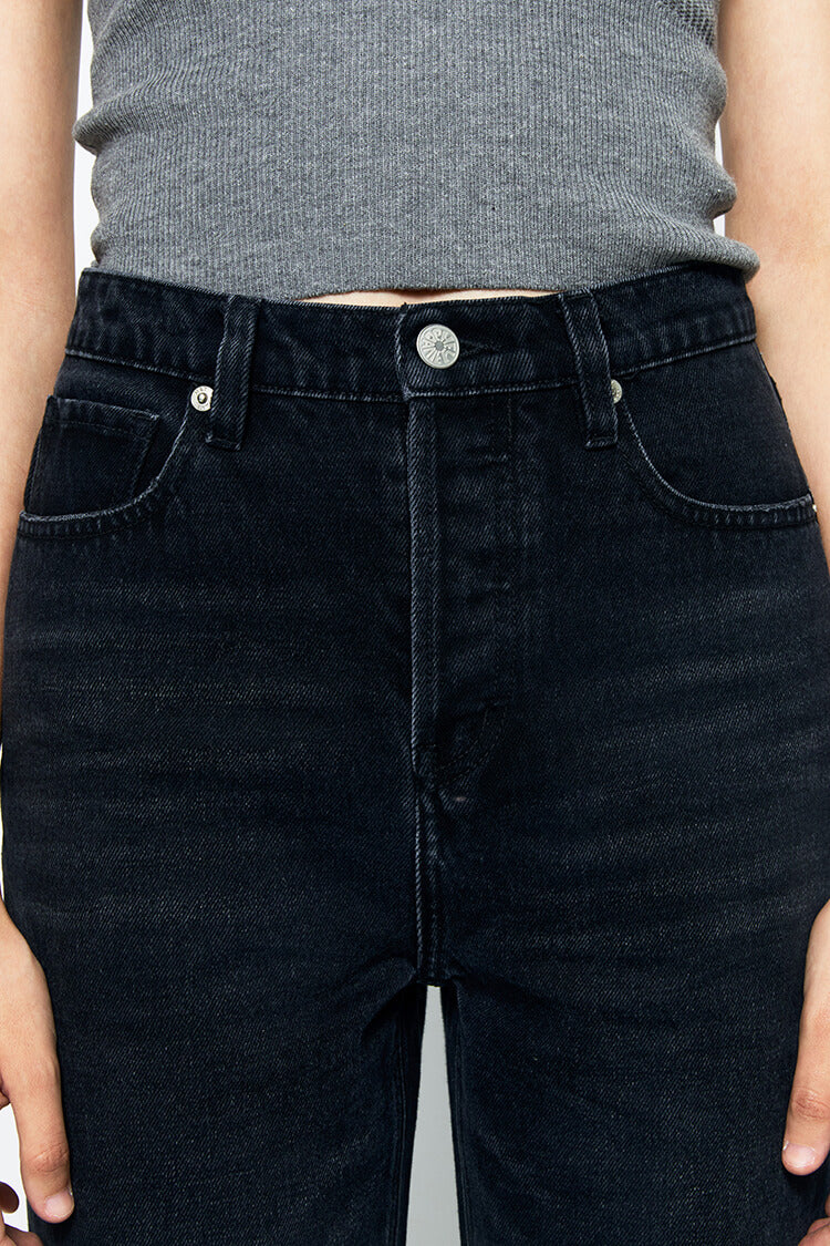 Manhattan High Rise Straight Ankle Jeans Hj160 in A Change Is Gonna Come view 8 - High-Waisted - Manhattan High Rise Jeans
