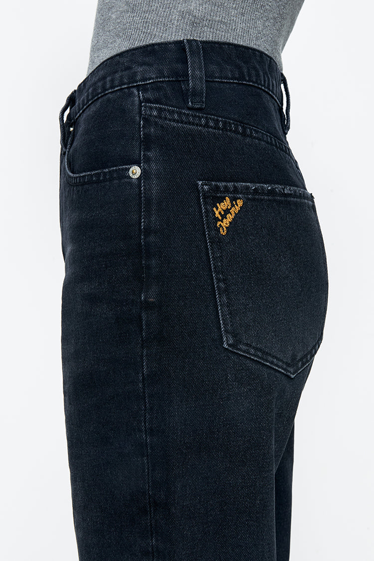 Manhattan High Rise Straight Ankle Jeans Hj160 in A Change Is Gonna Come view 9 - High-Waisted - Manhattan High Rise Jeans