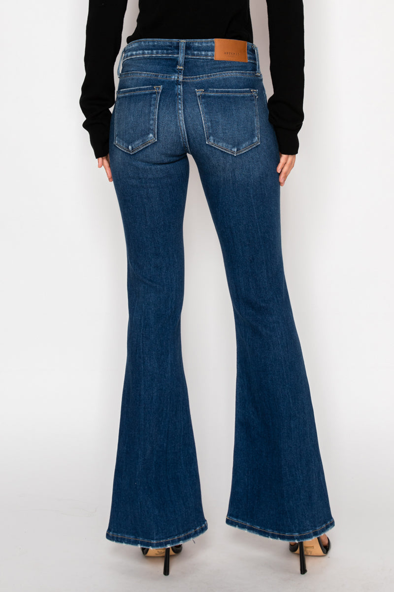Margaret Low Rise Stretch Vintage Flare Jeans (reg & Plus) in 9 (28) view 4 - Comfort Stretch - Margaret Jeans (bottom)