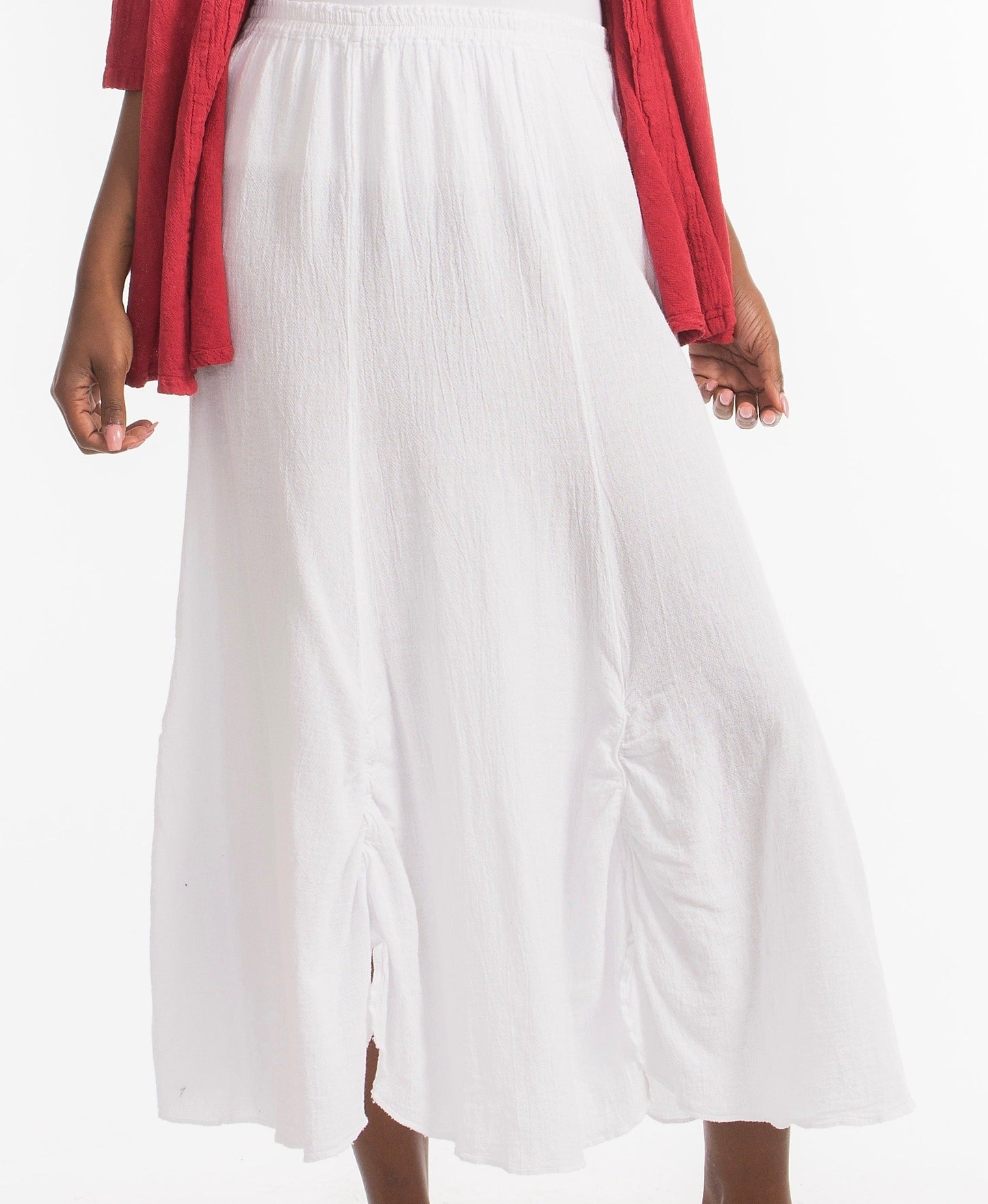 Margie Skirt 100% Cotton Gauze in 0 - Gauze Skirt
