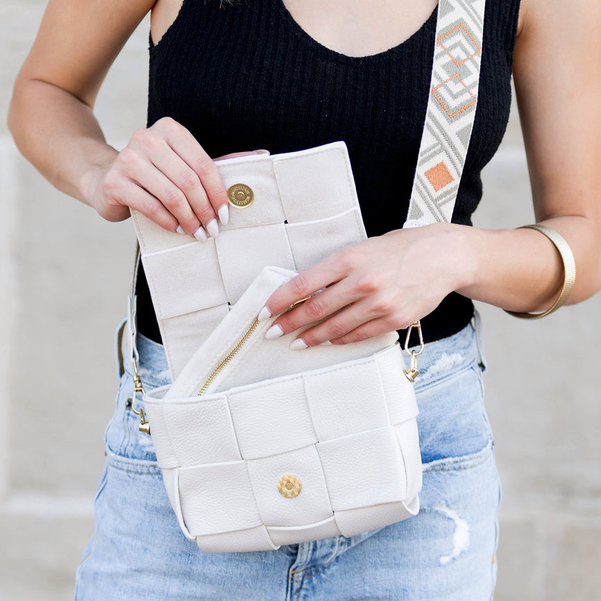 Margot Foldover Leather Crossbody view 3 - Margot Fold Over Purse (bag)