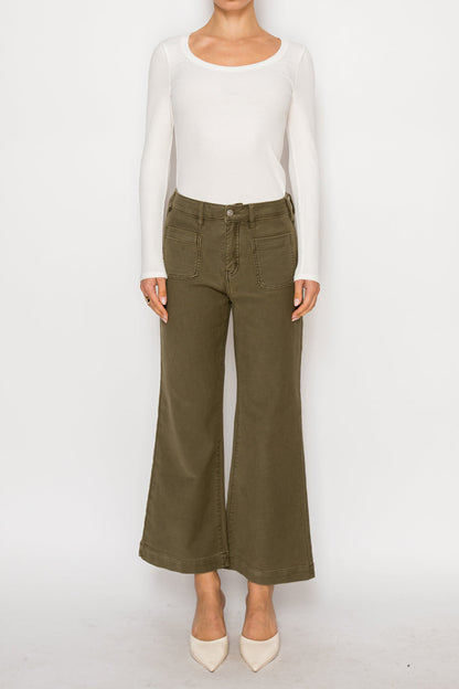 Margot High Rise Crop Palazzo Jeans in 11 (29) view 5 - High-Waisted - Margot High Rise Jeans (bottom)